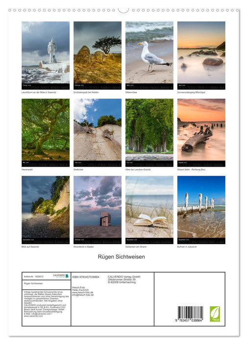 Rügen Sichtweisen (CALVENDO Premium Wandkalender 2025)