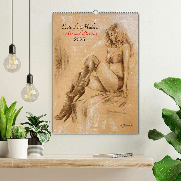 Erotische Malerei - Akt und Dessous (CALVENDO Wandkalender 2025)