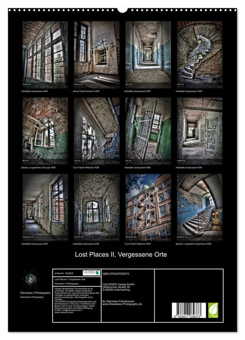 Lost Places II, Vergessene Orte (CALVENDO Premium Wandkalender 2025)