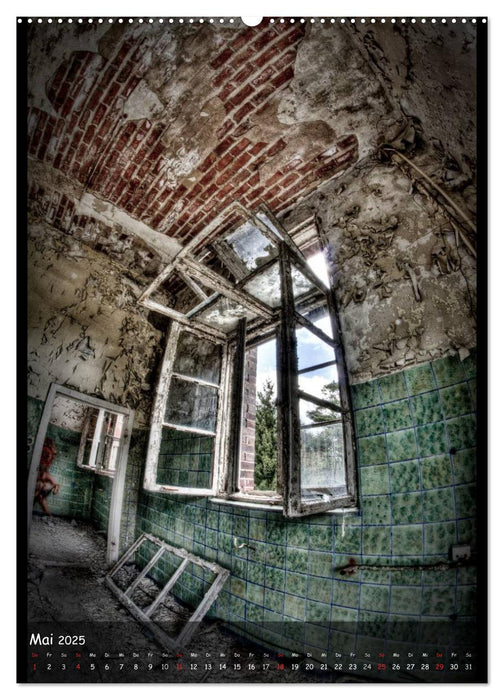 Lost Places II, Vergessene Orte (CALVENDO Premium Wandkalender 2025)