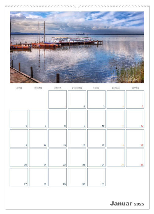 Am Steinhuder Meer / Planer (CALVENDO Wandkalender 2025)