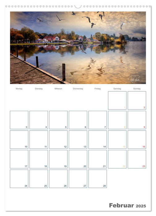 Am Steinhuder Meer / Planer (CALVENDO Wandkalender 2025)