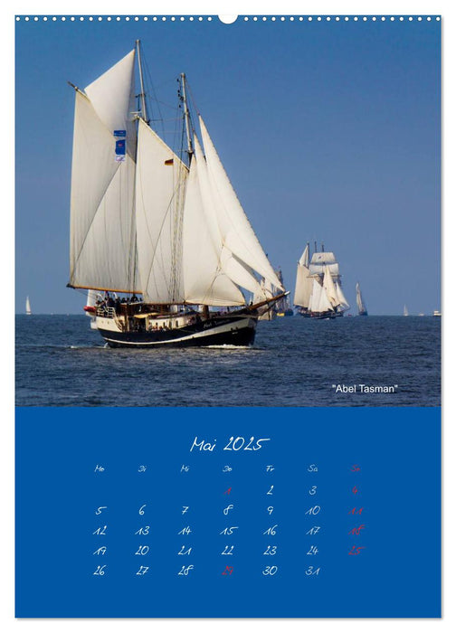 Unter Segeln (CALVENDO Premium Wandkalender 2025)