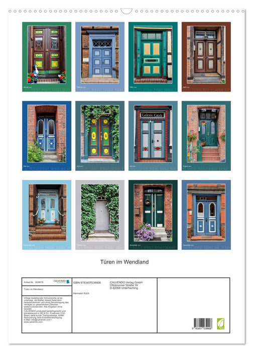 Türen im Wendland (CALVENDO Wandkalender 2025)