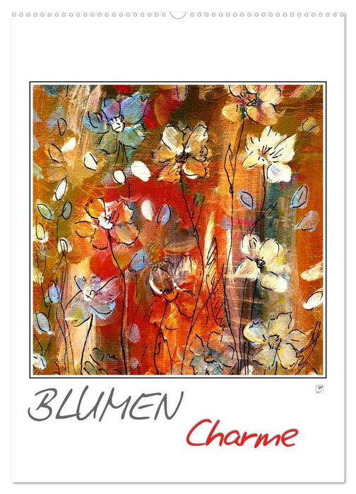 Blumencharme (CALVENDO Wandkalender 2025)