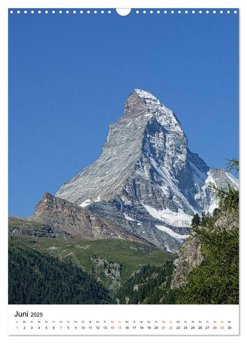 Horu Matterhorn im Hochformat (CALVENDO Wandkalender 2025)