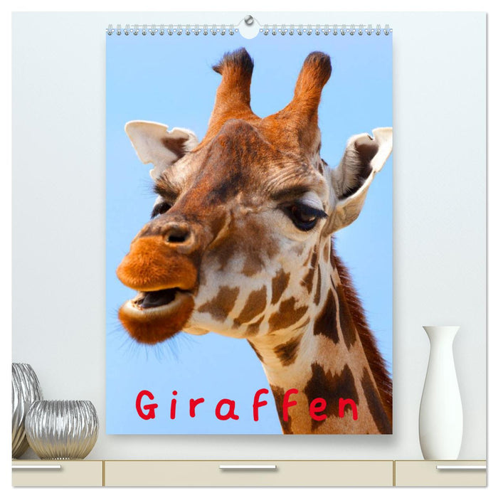 Giraffen (CALVENDO Premium Wandkalender 2025)