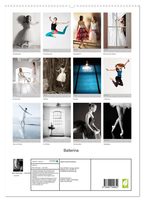 Ballerina (CALVENDO Premium Wandkalender 2025)