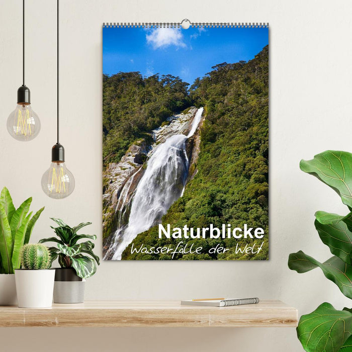 Naturblicke - Wasserfälle der Welt (CALVENDO Wandkalender 2025)