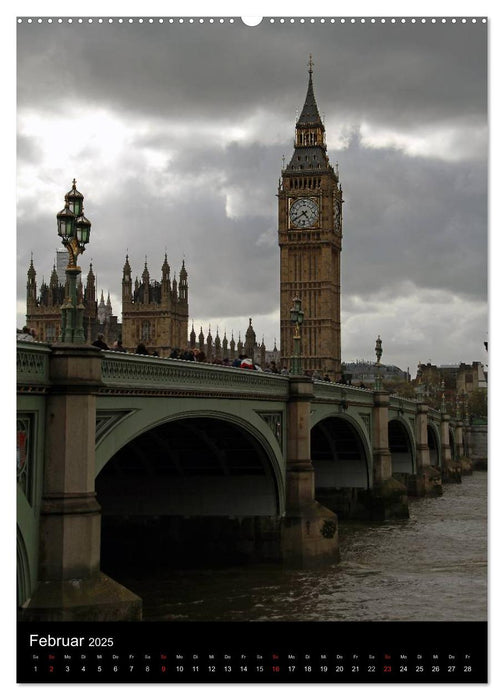 London - Impressionen (CALVENDO Premium Wandkalender 2025)