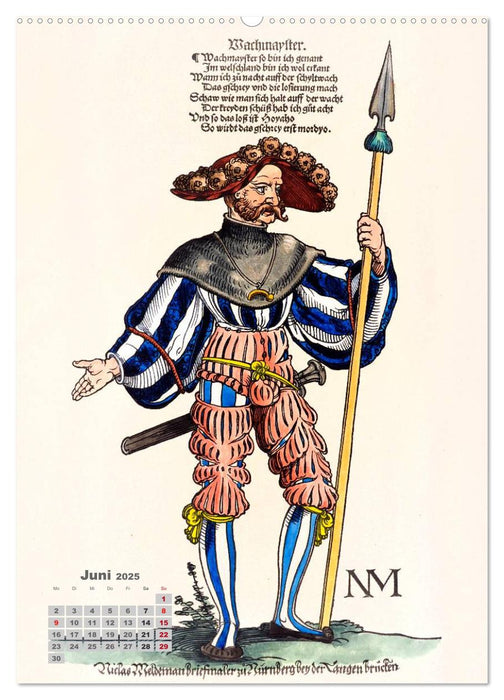 Landsknechte und Soldaten: Historische Uniformen (CALVENDO Wandkalender 2025)