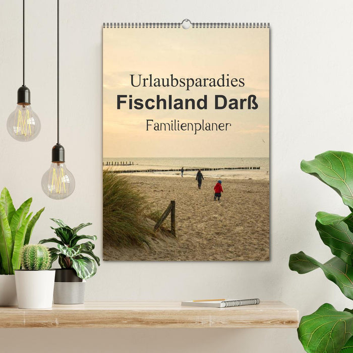 Urlaubsparadies Fischland Darß - Familienplaner (CALVENDO Wandkalender 2025)