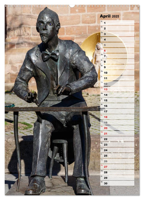 Schwabach Geburtstagskalender (CALVENDO Wandkalender 2025)