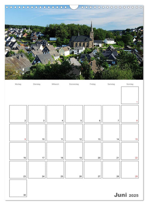 Das Siegerland (CALVENDO Wandkalender 2025)