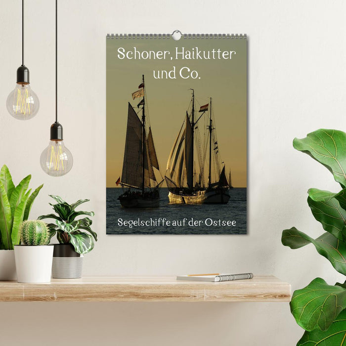 Schoner, Haikutter und Co. - Segelschiffe auf der Ostsee (CALVENDO Wandkalender 2025)