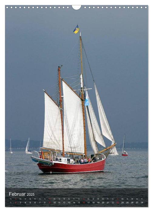 Schoner, Haikutter und Co. - Segelschiffe auf der Ostsee (CALVENDO Wandkalender 2025)