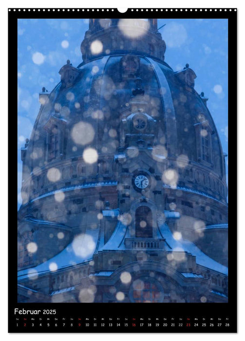 Frauenkirche Dresden (CALVENDO Premium Wandkalender 2025)