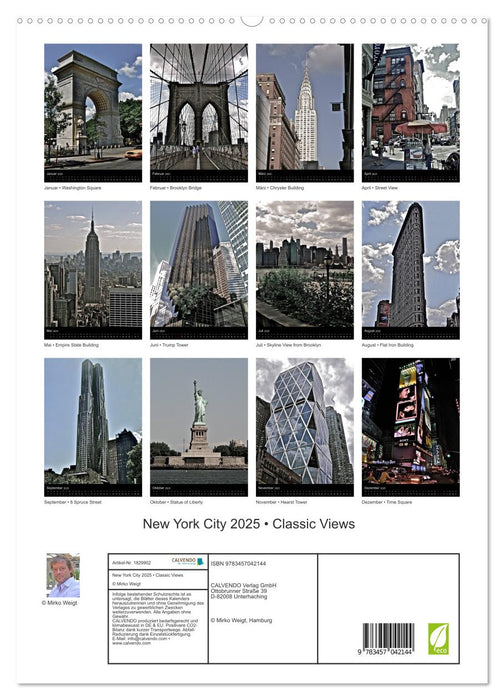 New York City 2025 • Classic Views (CALVENDO Premium Wandkalender 2025)