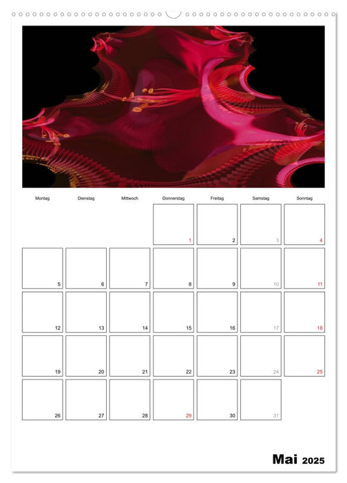 Illusions of colors - Dein Terminplaner (CALVENDO Premium Wandkalender 2025)