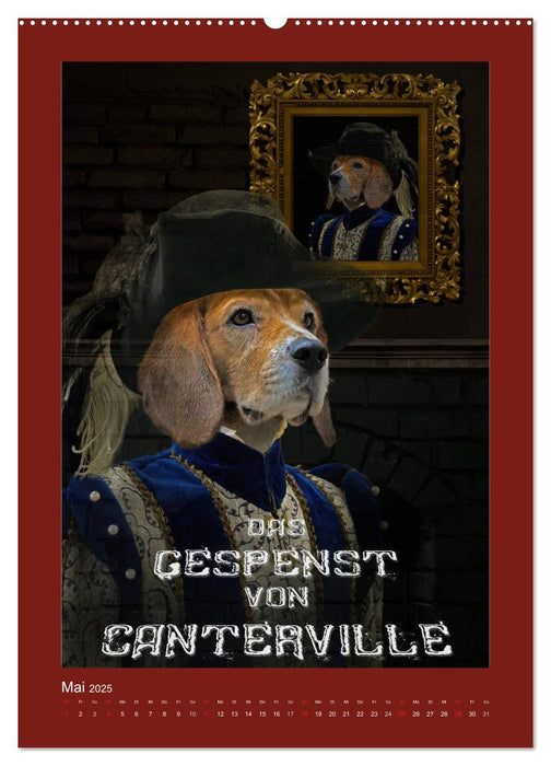 Hunde als Helden in der Literatur (CALVENDO Wandkalender 2025)