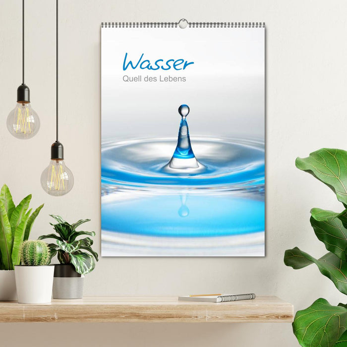 Wasser - Quell des Lebens (CALVENDO Wandkalender 2025)