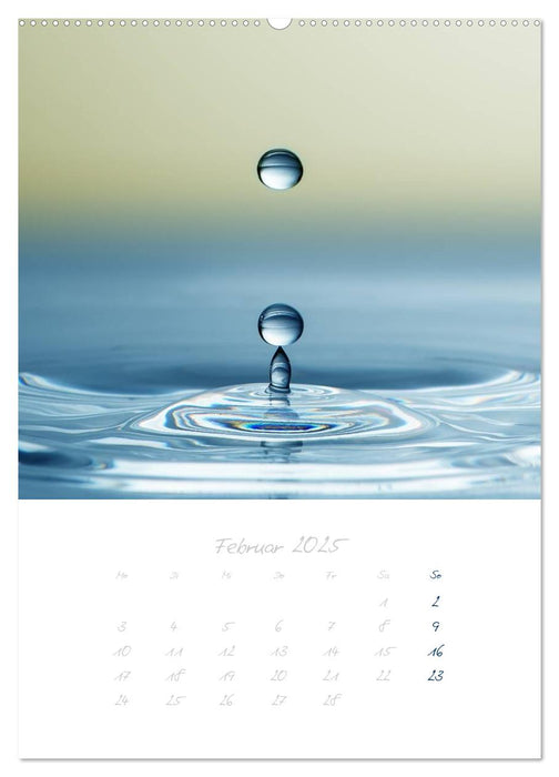 Wasser - Quell des Lebens (CALVENDO Wandkalender 2025)