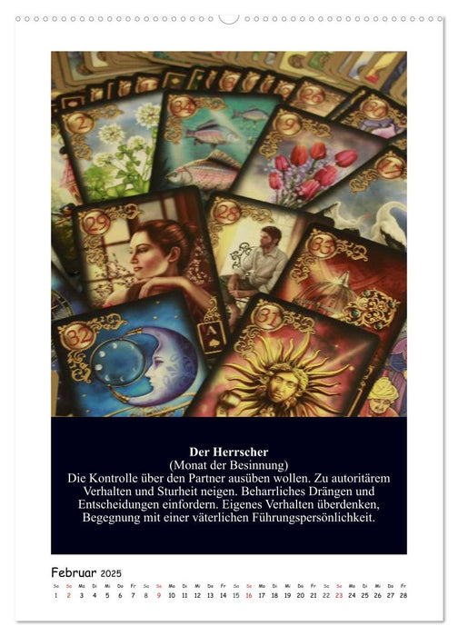 Tarot und Liebe (CALVENDO Premium Wandkalender 2025)