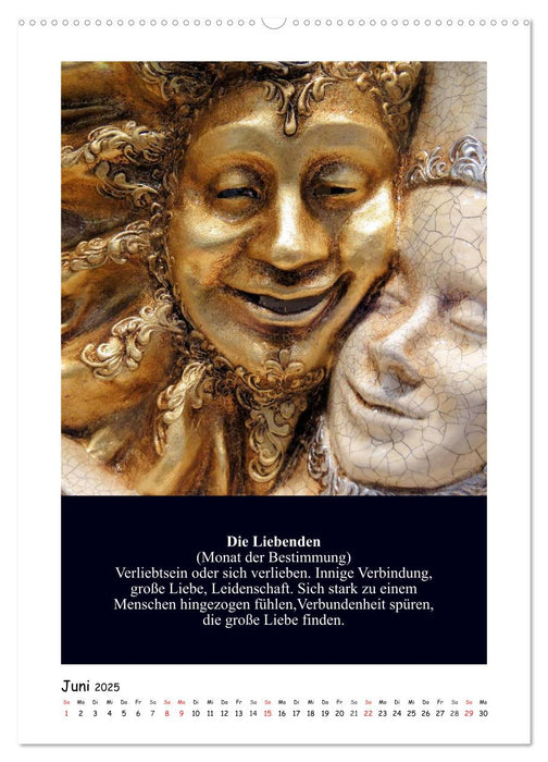 Tarot und Liebe (CALVENDO Premium Wandkalender 2025)