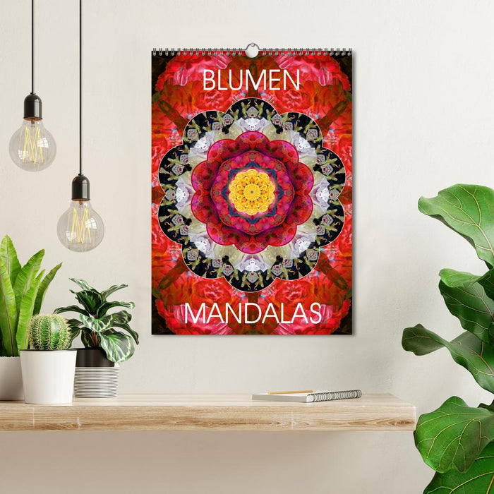 BLUMEN MANDALAS (CALVENDO Wandkalender 2025)