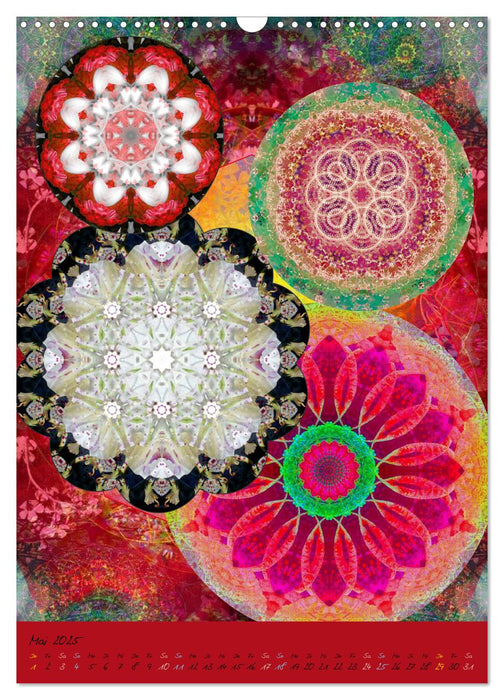 BLUMEN MANDALAS (CALVENDO Wandkalender 2025)