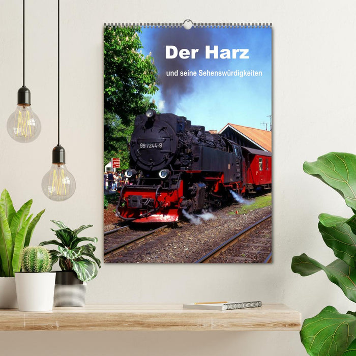 Der Harz und seine Sehenswürdigkeiten (CALVENDO Wandkalender 2025)