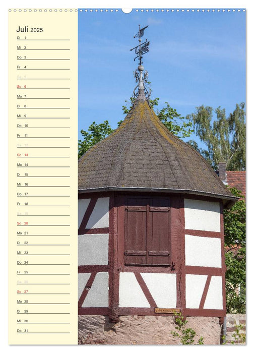 Stadt Schlüchtern (CALVENDO Premium Wandkalender 2025)