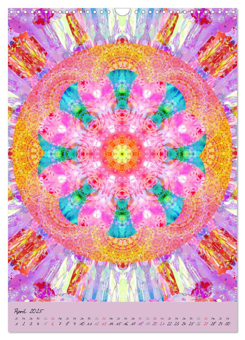 Blühende Mandalas (CALVENDO Wandkalender 2025)