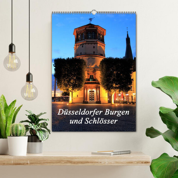 Düsseldorfer Burgen und Schlösser (CALVENDO Wandkalender 2025)