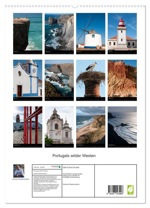 Portugals wilder Westen (CALVENDO Premium Wandkalender 2025)