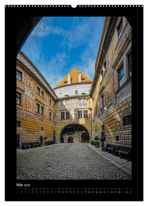 Cesky Krumlov Krumau (CALVENDO Premium Wandkalender 2025)