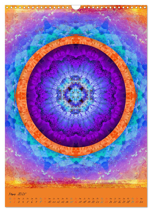 Mandala Energien (CALVENDO Wandkalender 2025)