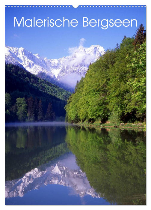 Malerische Bergseen (CALVENDO Wandkalender 2025)