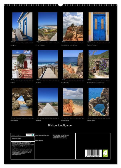 Blickpunkte Algarve (CALVENDO Premium Wandkalender 2025)