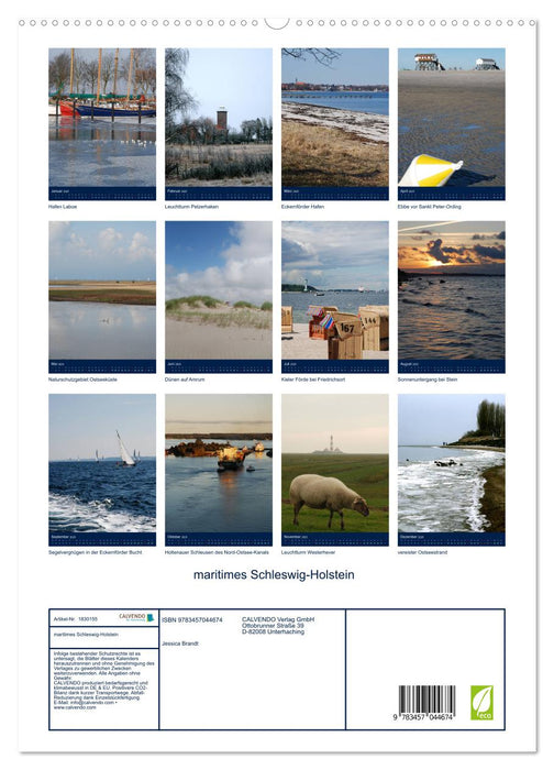 maritimes Schleswig-Holstein (CALVENDO Premium Wandkalender 2025)