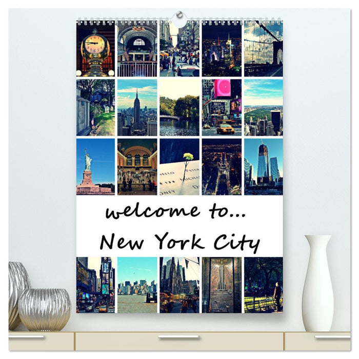 welcome to New York City (CALVENDO Premium Wandkalender 2025)