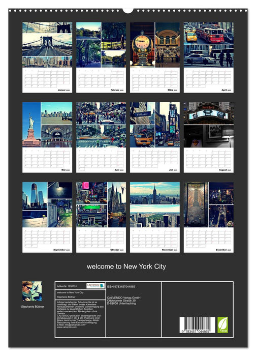 welcome to New York City (CALVENDO Premium Wandkalender 2025)