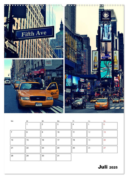 welcome to New York City (CALVENDO Premium Wandkalender 2025)