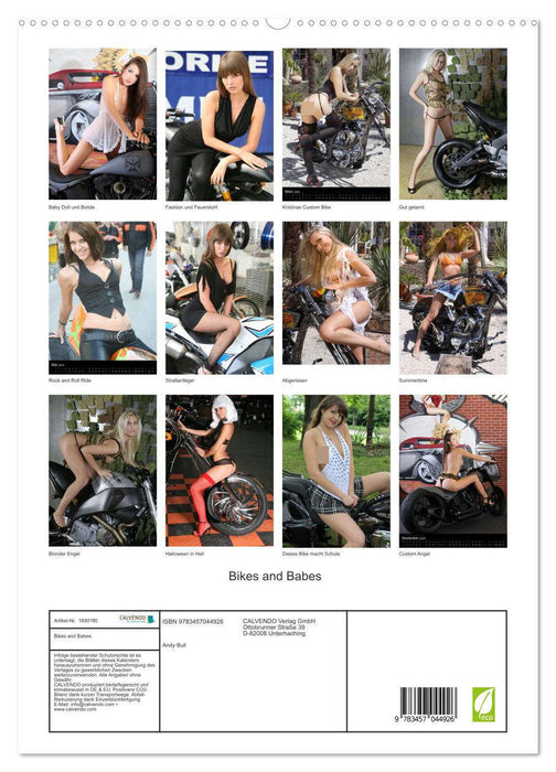 Bikes and Babes (CALVENDO Premium Wandkalender 2025)
