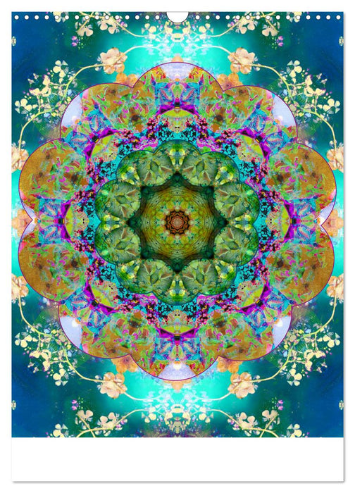 FLORALE MANDALAS (CALVENDO Wandkalender 2025)