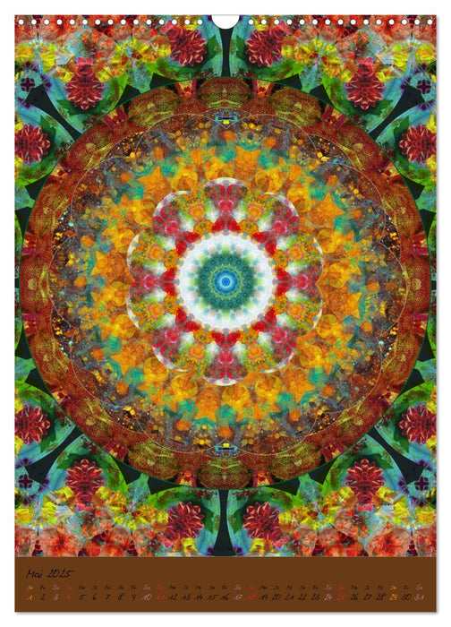 FLORALE MANDALAS (CALVENDO Wandkalender 2025)