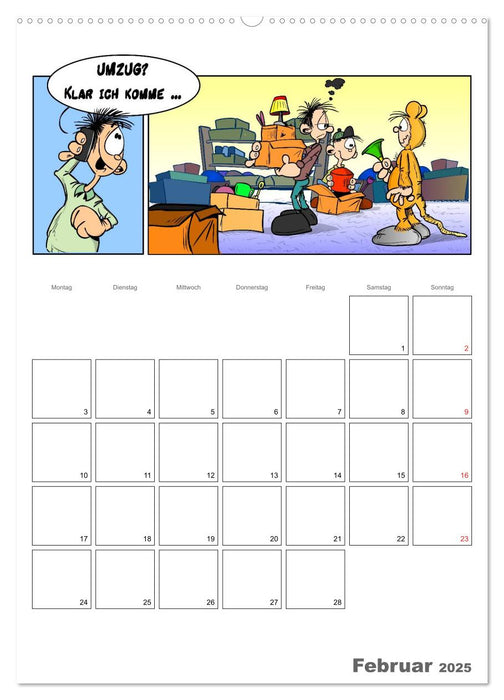Trumix Cartoons - Sprücheklopfer (CALVENDO Wandkalender 2025)