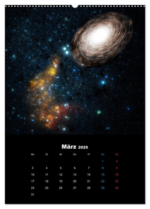 Im Weltraum (CALVENDO Wandkalender 2025)