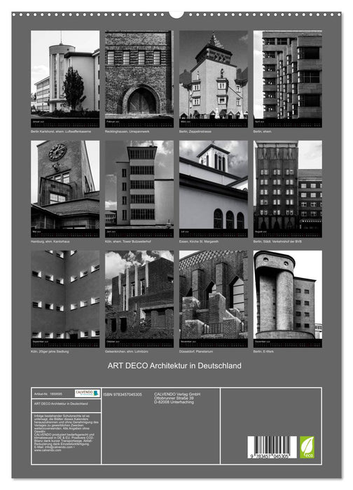 ART DECO Architektur in Deutschland (CALVENDO Premium Wandkalender 2025)