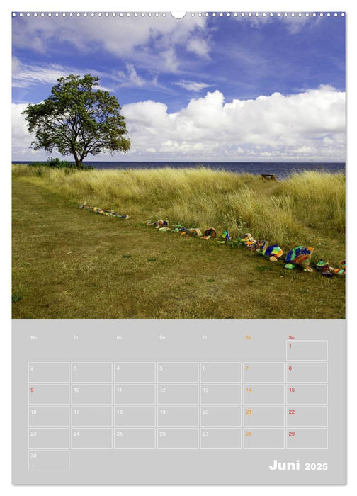 Bornholm - Die Sonneninsel Dänemarks (CALVENDO Wandkalender 2025)